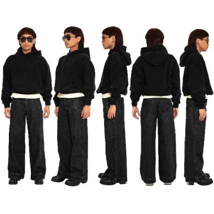 Liquid Lagoon Heavy Cut Hoodie Black (2)