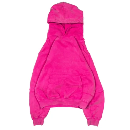 Liquid Lagoon Heavy Cut Hoodie Deep Pink (3)