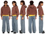 Liquid Lagoon Heavy Cut Hoodie Penny Brown (2)