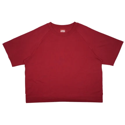 Liquid Lagoon Heavy Cut T Shirt Currant Red (1)
