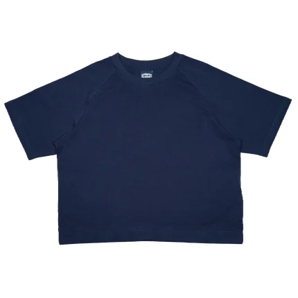 Liquid Lagoon Heavy Cut T Shirt Navy Blue (3)