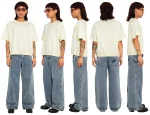 Liquid Lagoon Heavy Cut T Shirt Off White (2)