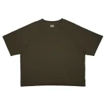 Liquid Lagoon Heavy Cut T Shirt Olive Green (3)