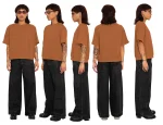 Liquid Lagoon Heavy Cut T Shirt Orange Cider (2)