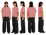 Liquid Lagoon Heavy Cut T Shirt Pink Pearl (2)