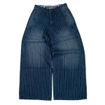 Liquid Lagoon Pinstripe Pants (Blue) (1)