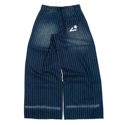 Liquid Lagoon Pinstripe Pants (Blue) (2)