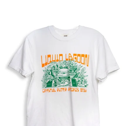 Liquid Lagoon Studio T Shirt White (1)